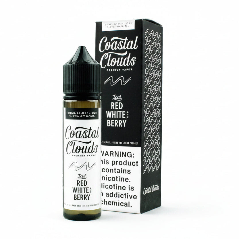 Iced Red White And Berry Coastal Clouds eJuice 60ml