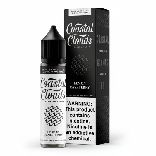 Lemon Raspberry Coastal Clouds eJuice 60ml