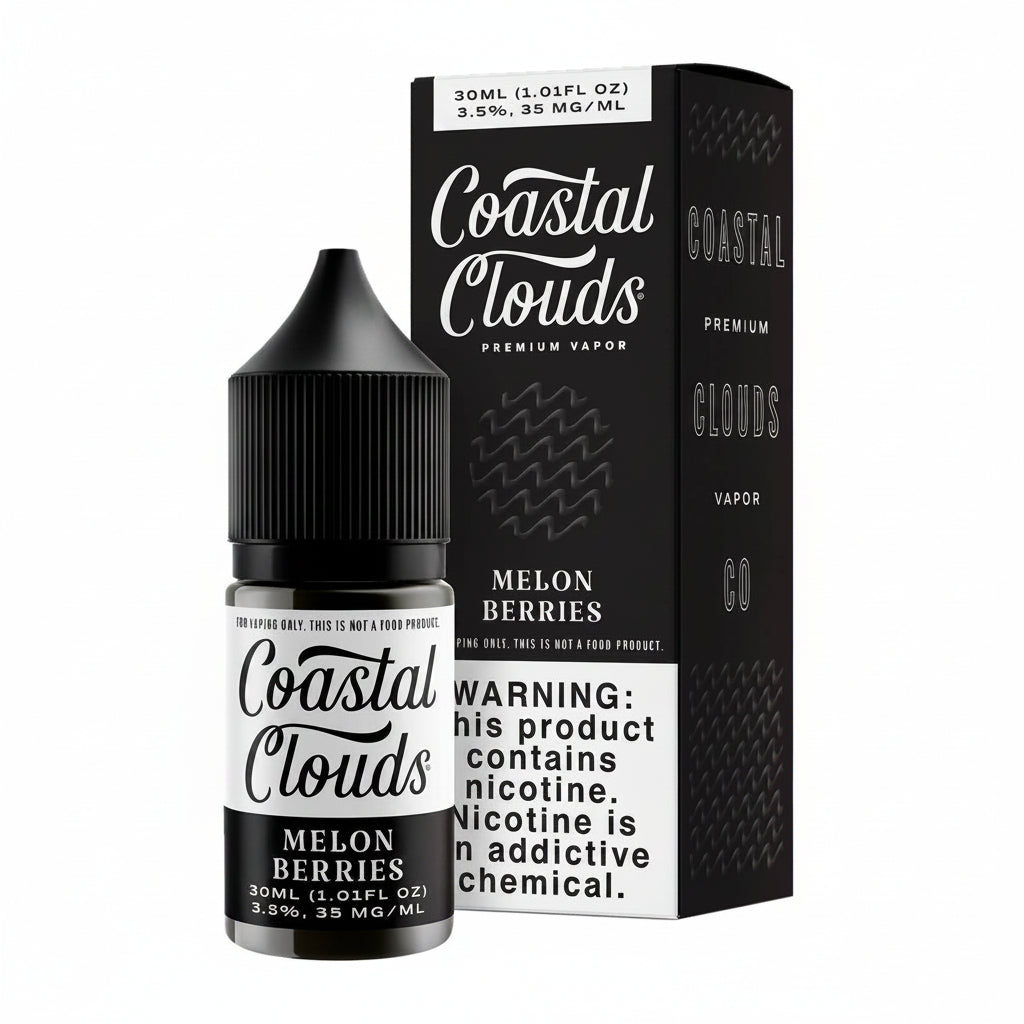 Melon Berries Salt Coastal Clouds Nic Salt E-Liquad 30ml