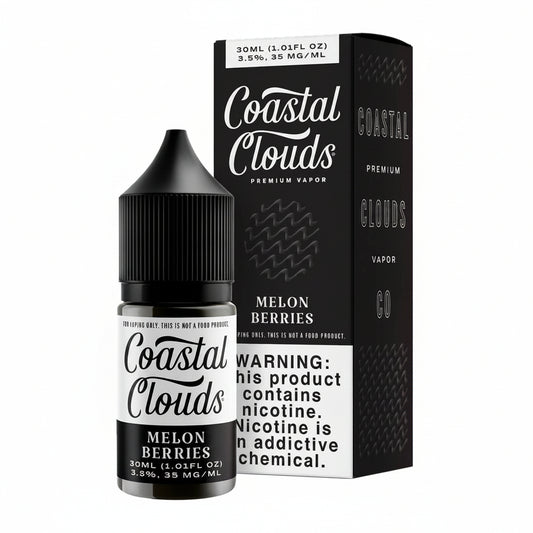 Melon Berries Salt Coastal Clouds Nic Salt E-Liquad 30ml