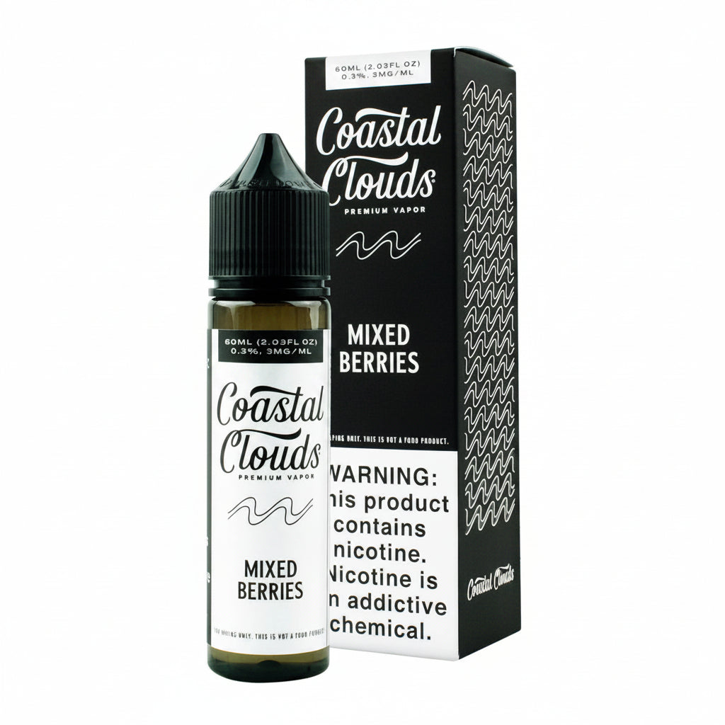 Mixed Berries Coastal Clouds eJuice 60ml