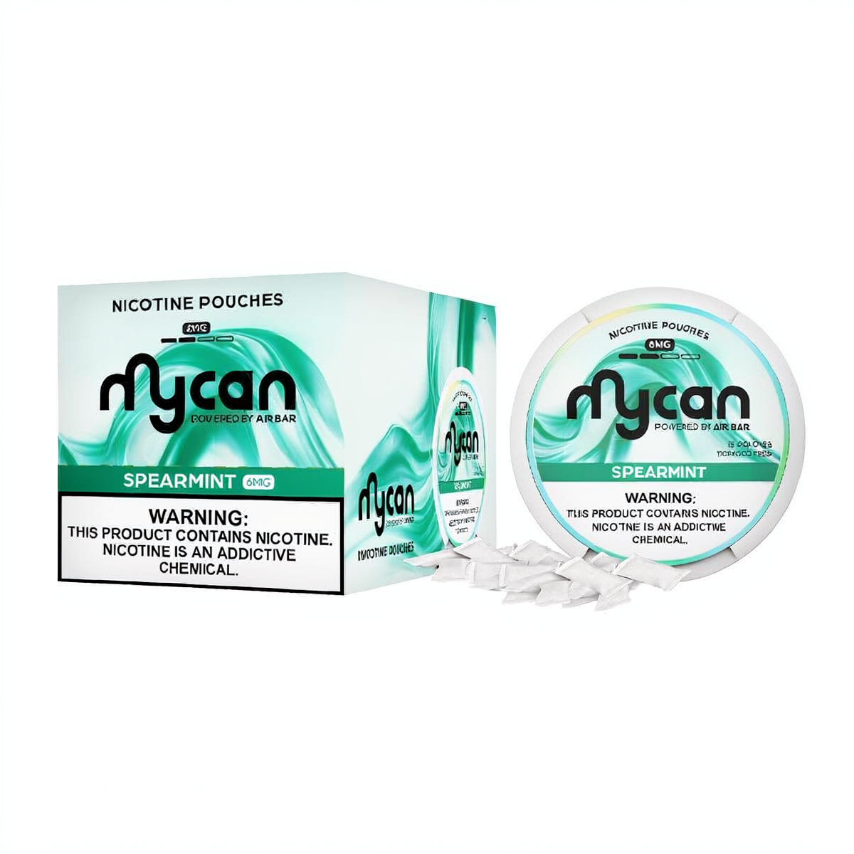 Mycan Spearmint (6mg-9mg) Nicotine Pouches