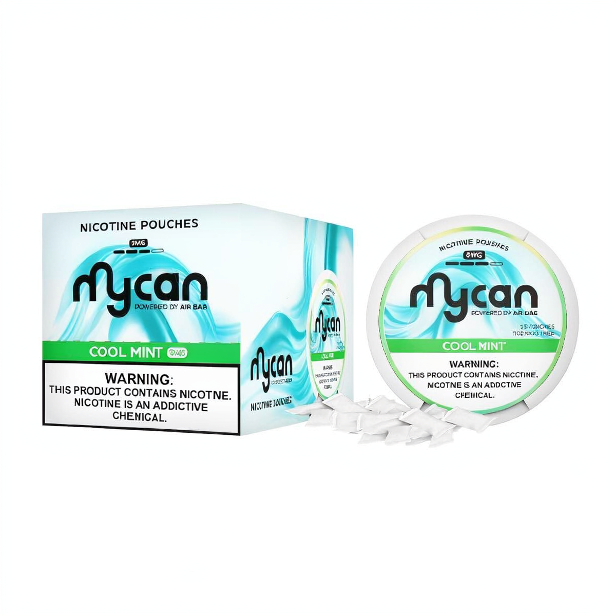 Mycan Cool Mint (6mg-9mg) Nicotine Pouches