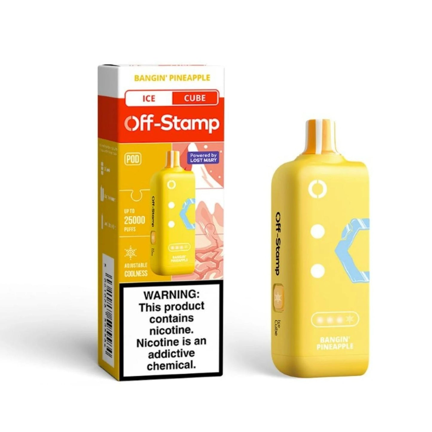 Off Stamp Ice Cube 25k Disposable Pod