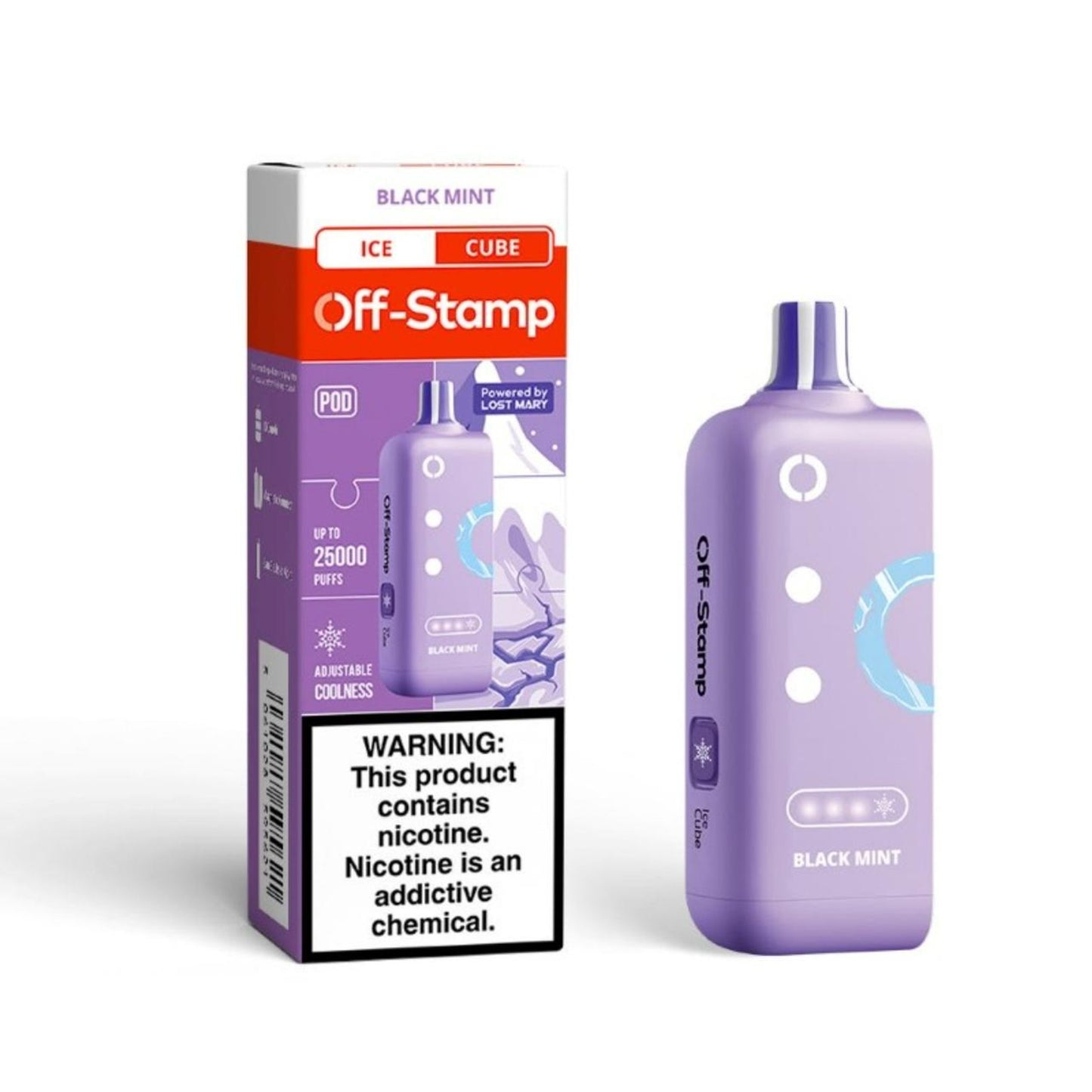 Off Stamp Ice Cube 25k Disposable Pod