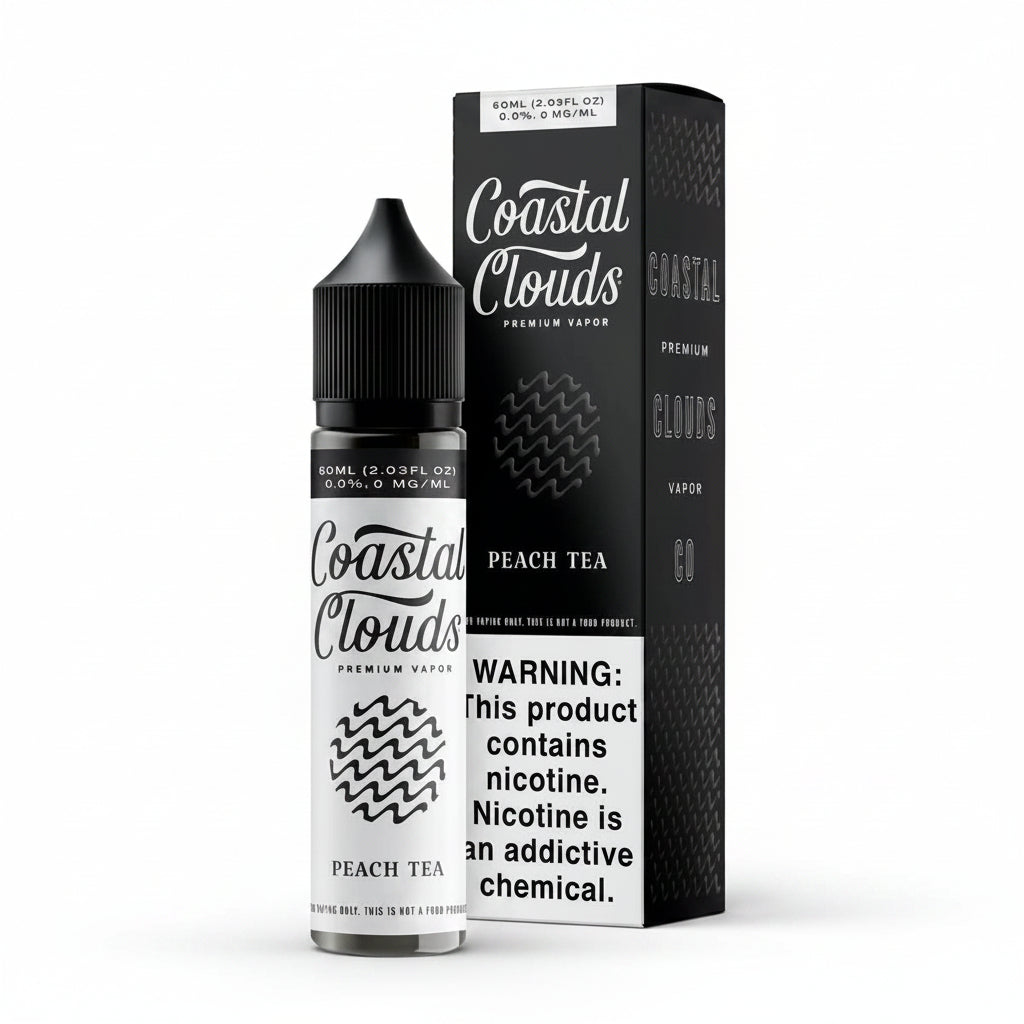 Peach Tea Coastal Clouds eJuice 60ml