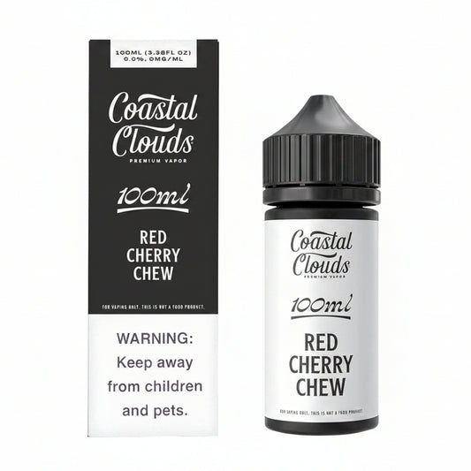 Red Cherry Chew Coastal Clouds eJuice 100ml