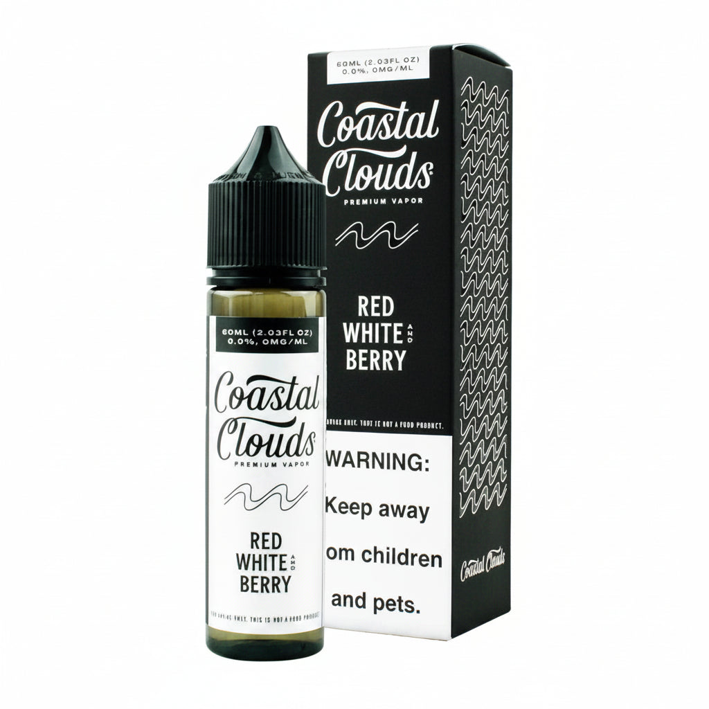 Red White And Berry Coastal Clouds eJuice 60ml
