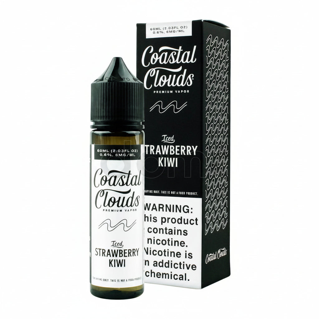 Strawberry Kiwi Iced Coastal Clouds eJuice 60ml