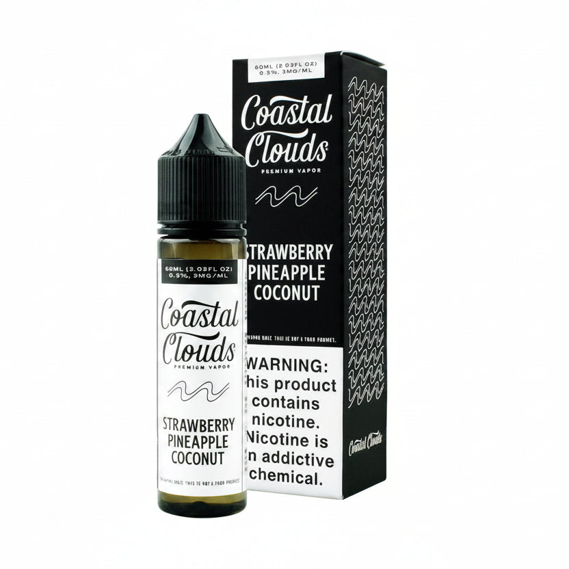Strawberry Pineapple Coconut Coastal Clouds eJuice 60ml