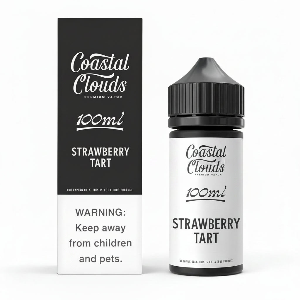 Strawberry Tart Coastal Clouds eJuice 100ml