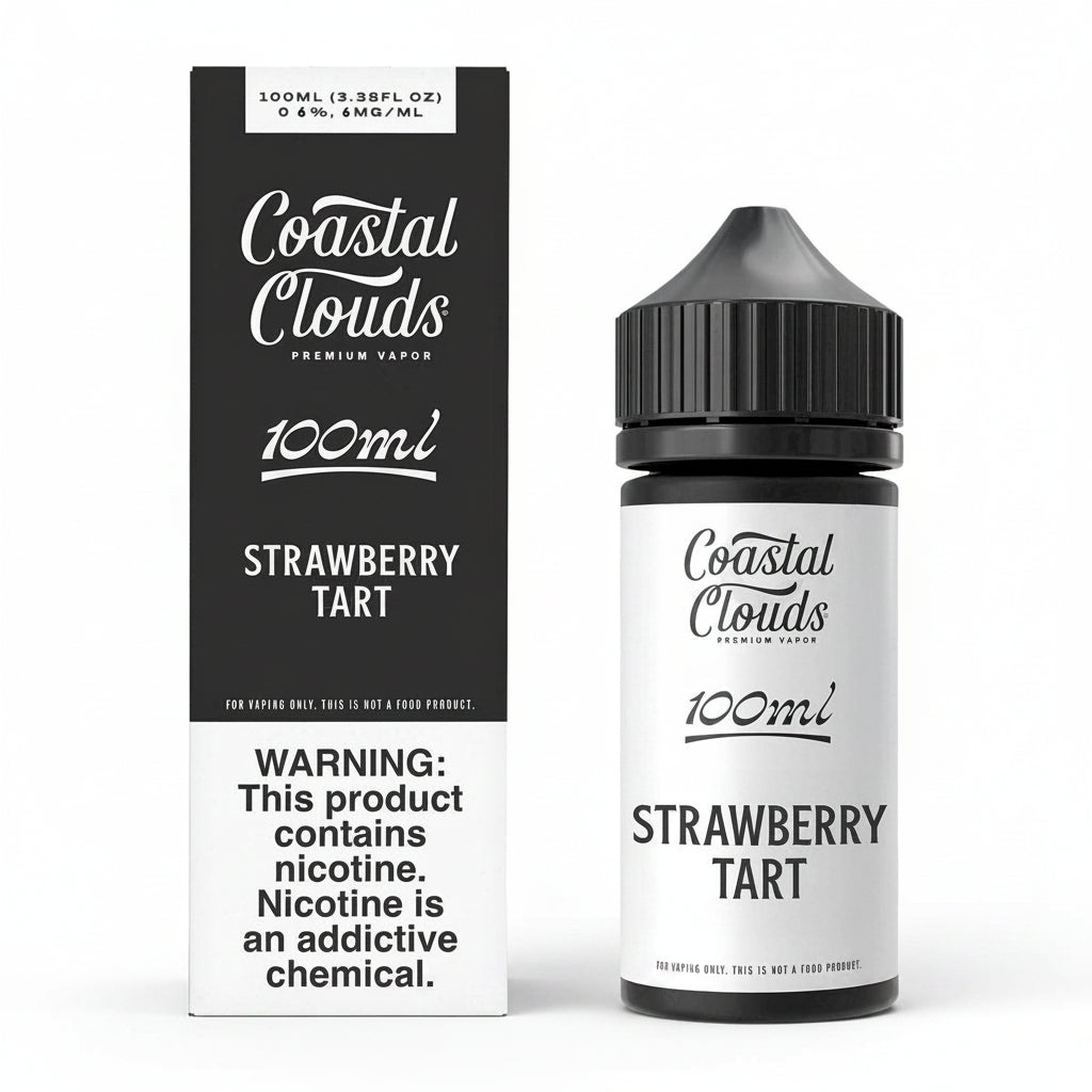 Strawberry Tart Coastal Clouds eJuice 100ml
