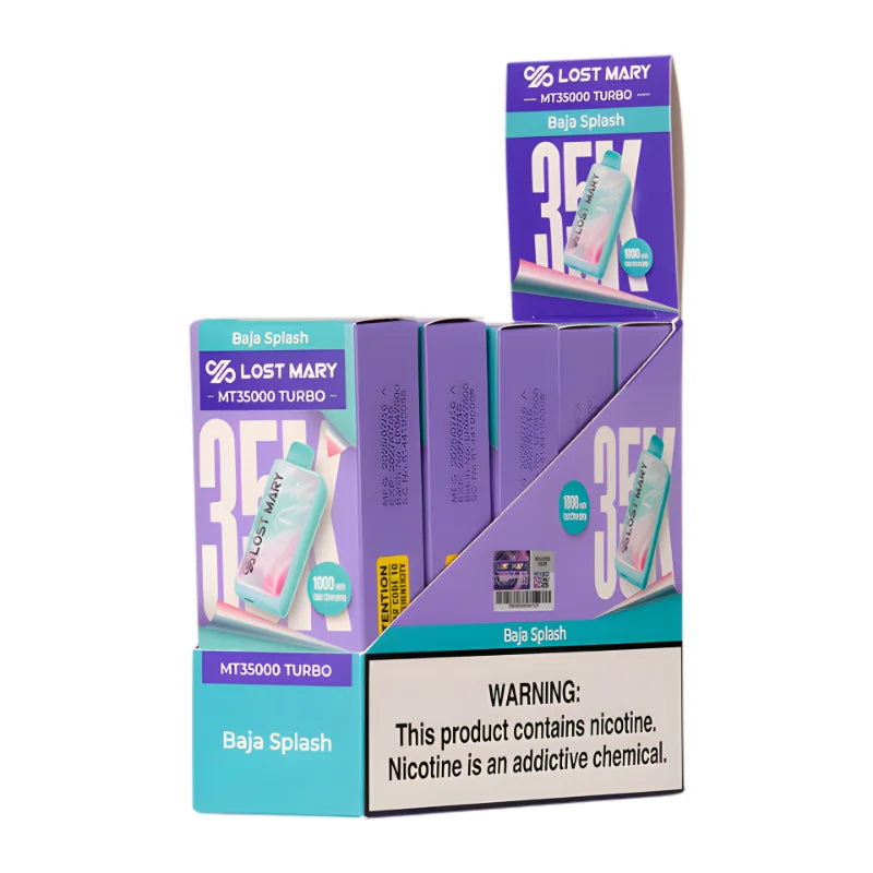 Clear (New) Lost Mary MT35000 Turbo Disposable Vape Clear (New) Lost Mary MT35000 Turbo Disposable Vape