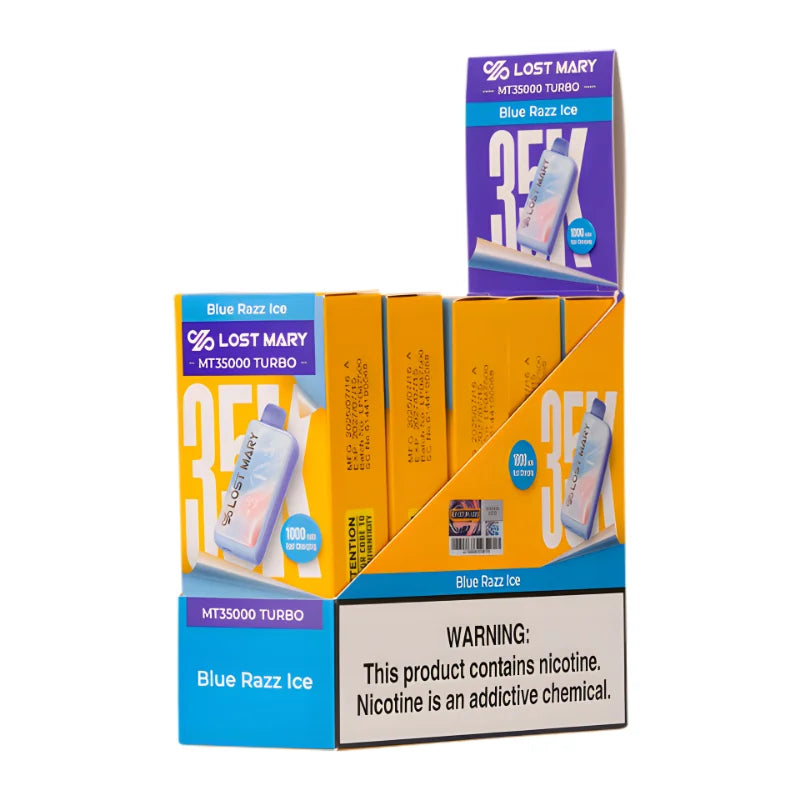 Blue Razz Ice Lost Mary MT35000 Turbo Disposable Vape