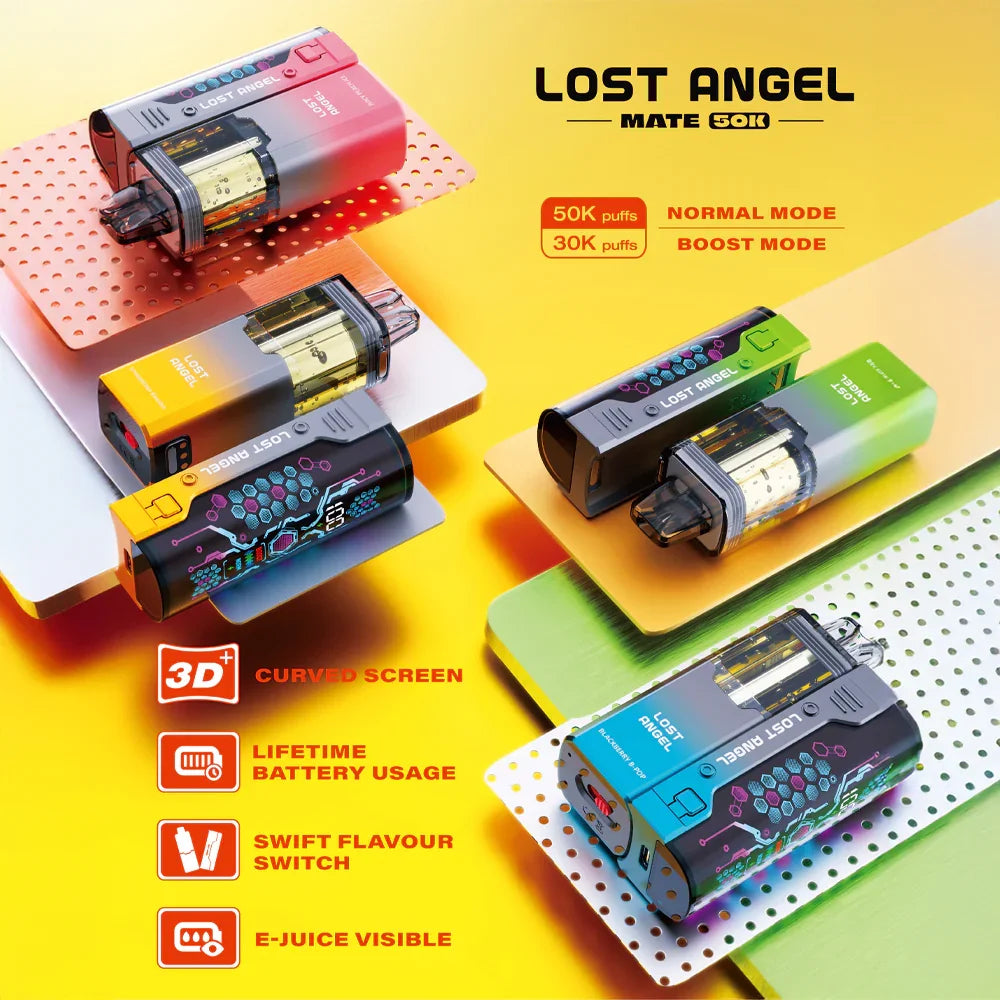Lost Angel Vape - Shop 5% (50mg) Nicotine Disposable Vapes Lost Angel Vape - Shop 5% (50mg) Nicotine Disposable Vapes