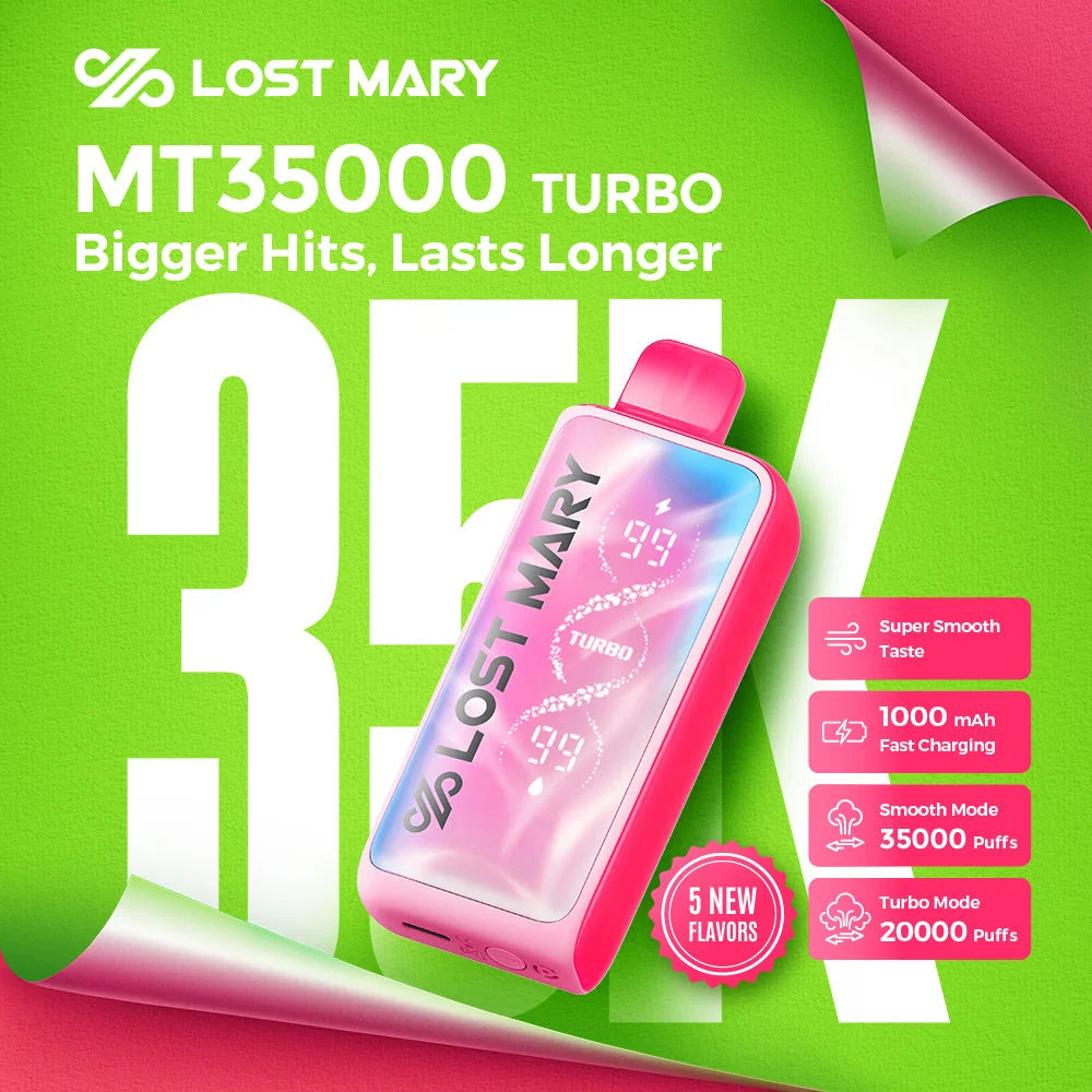 Lost Mary MT35K Turbo Disposable Vape - 35000 Puffs