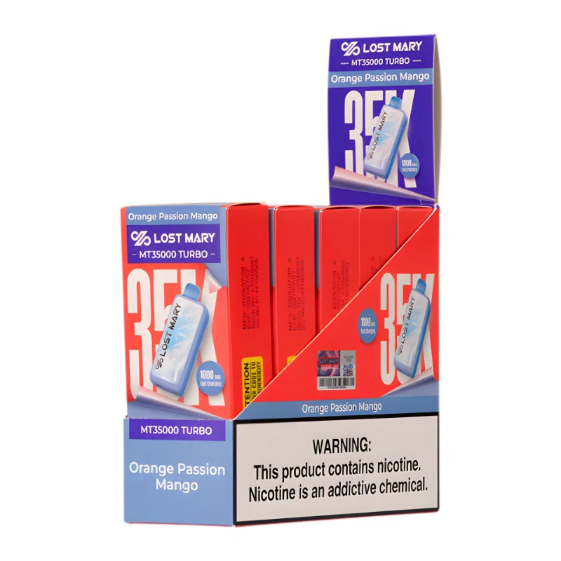 lost mary orange vape Orange Passion Mango Lost Mary MT35000 Turbo Disposable Vape