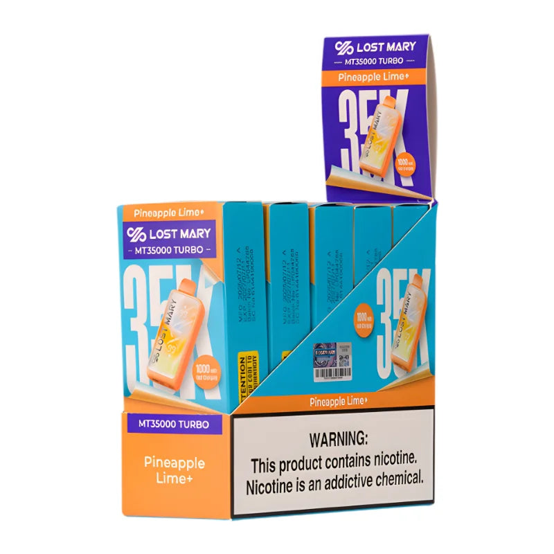 Lost Mary 3500 Turbo Pineapple Lime+ Lost Mary MT35000 Turbo Disposable Vape Lost Mary 3500 Turbo Pineapple Lime+ Lost Mary MT35000 Turbo Disposable Vape