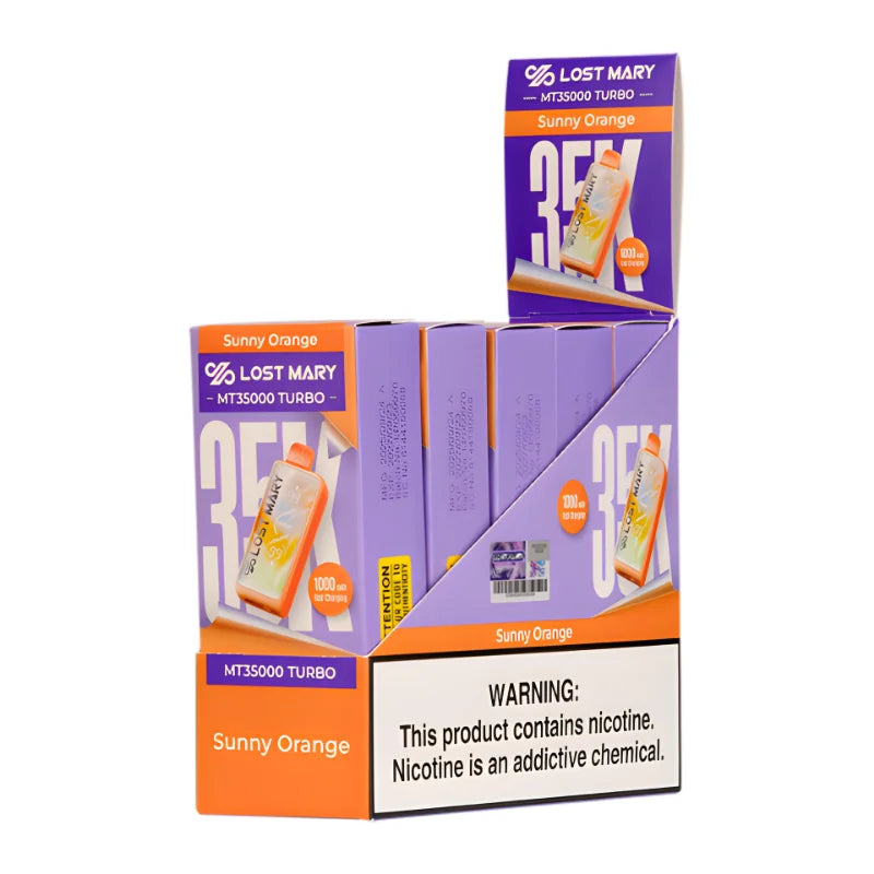 Sunny Orange Lost Mary MT35000 Turbo