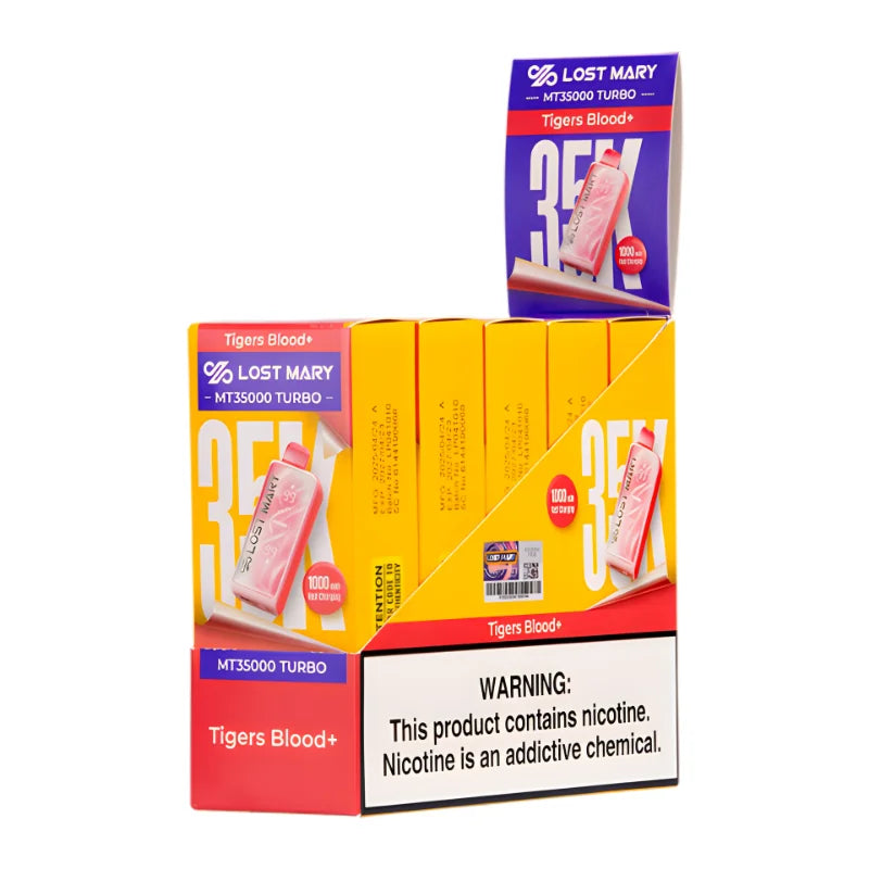 lost mary golden berry flavor RAZ LTX Zero 25K Nicotine Free Vape Device