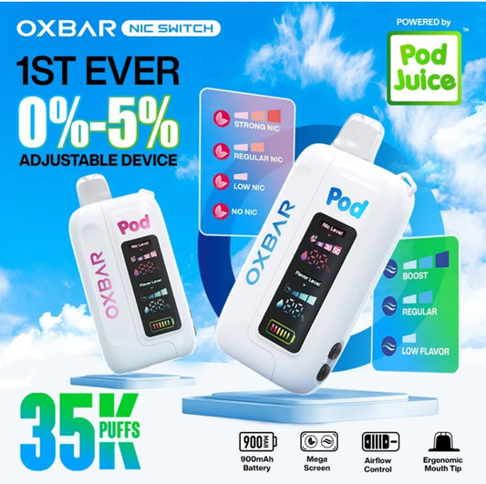 OXBAR Nic Switch 35K Disposable Vape