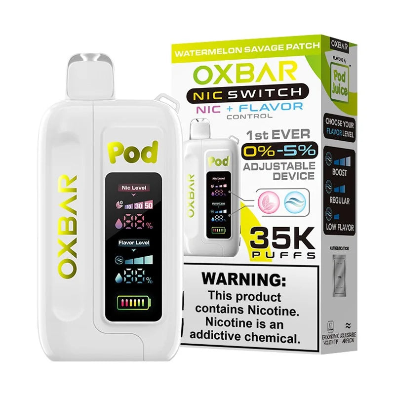 OXBAR Vape - Shop 5% (50mg) Nicotine Disposalbe Vapes