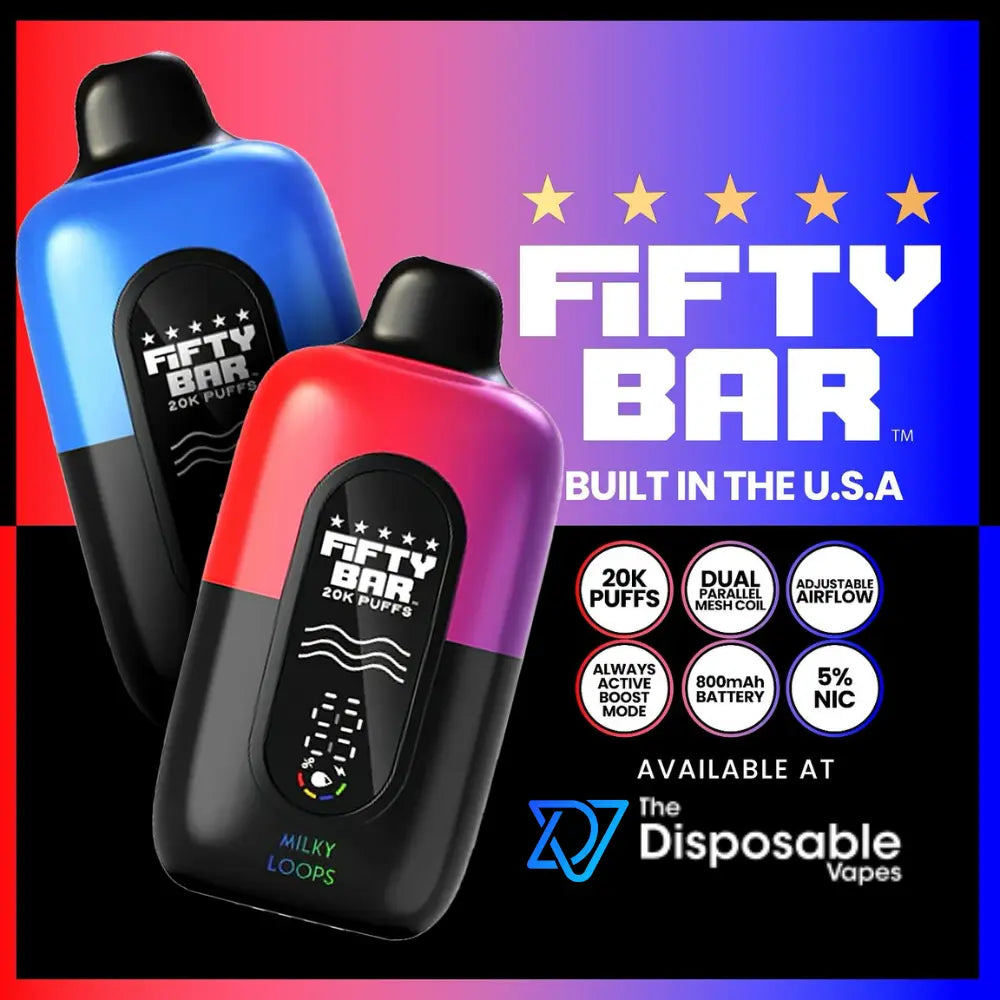 Fifty Bar 20K Disposable Vape - 20000 Puffs - Image 24