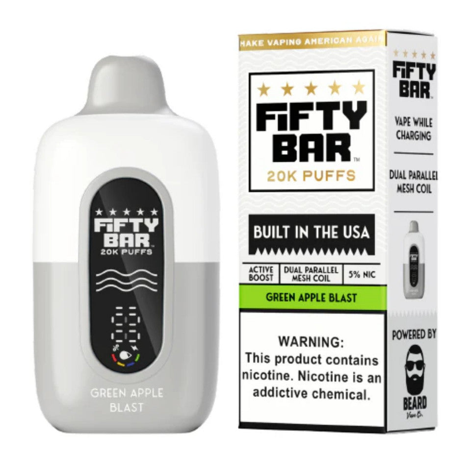 Fifty Bar 20K Disposable Vape - 20000 Puffs - Image 9