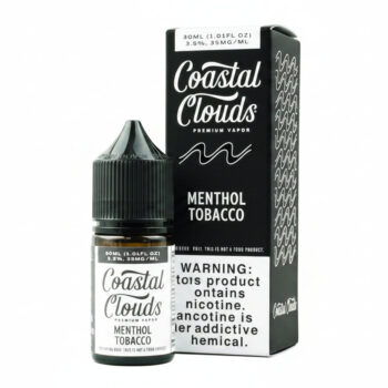 Menthol Tobacco Coastal Clouds Nic Salt E-Liquad 30ml