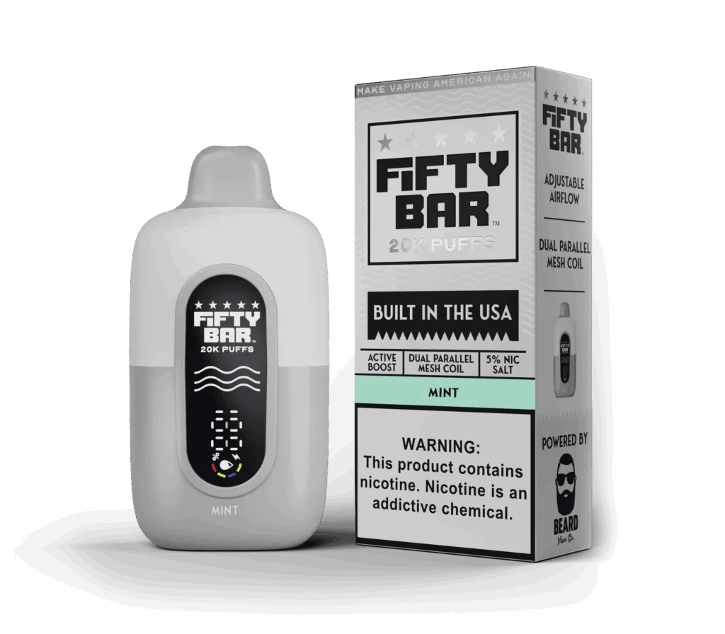 Fifty Bar 20K Disposable Vape - 20000 Puffs - Image 14