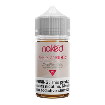 American Patriots Naked Tobacco eJuice 60ml