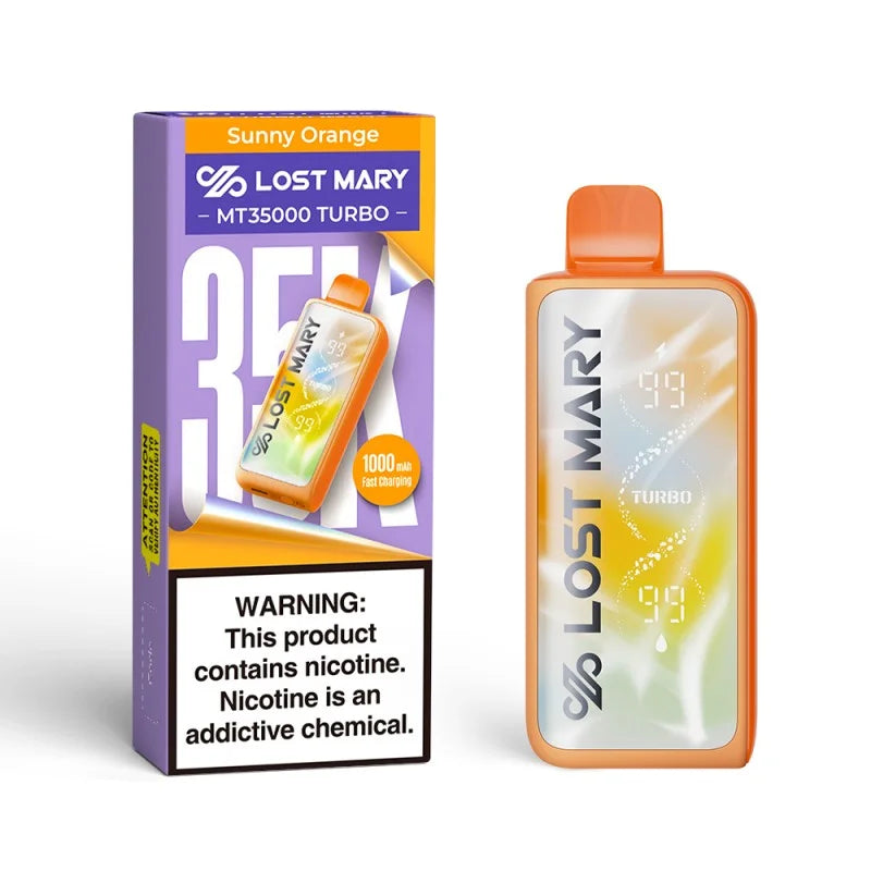 Sunny Orange Lost Mary MT35000 Turbo